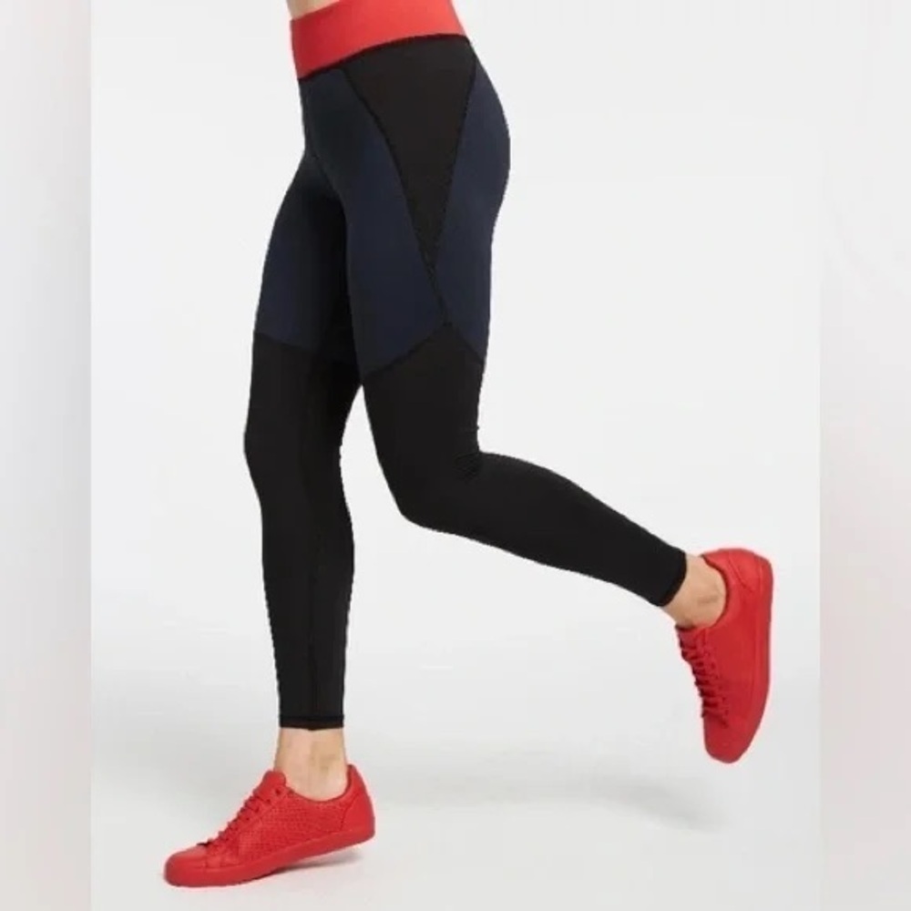 Michi Red Navy Black Tidal Tights, size M